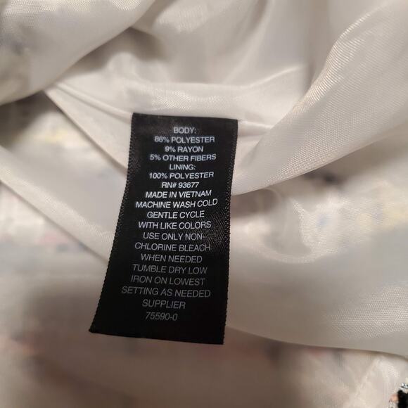 Worthington Sz 4 Pastel Tweed Midi Skirt Size 4 Lined Back Zip Easter Spring - Picture 9 of 11